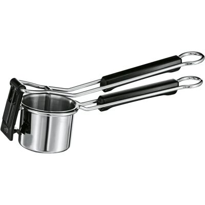 RÖSLE Aardappelpers - RVS, Zwart - 33cm - Keukengerei RÖSLE Aardappelpers - RVS, Zwart - 33cm - Keukengerei