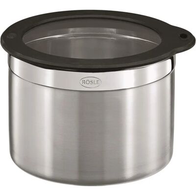 RÖSLE Voedselopbergcontainer - RVS, 16cm, Zwart, Luchtdicht RÖSLE Voedselopbergcontainer - RVS, 16cm, Zwart, Luchtdicht