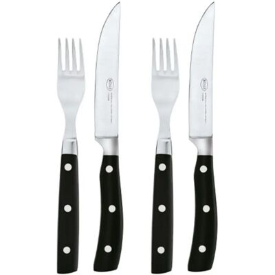 Rösle 4 piezas juego de cubiertos para barbacoa - Juego de cubiertos Rösle 4 piezas juego de cubiertos para barbacoa - Juego de cubiertos