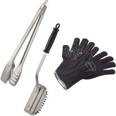 RÖSLE Premium Grillbesteck-Set - 3-teilig, Edelstahl RÖSLE Premium Grillbesteck-Set - 3-teilig, Edelstahl