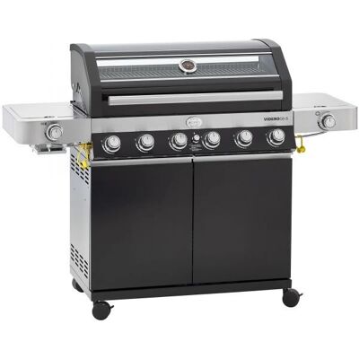 RÖSLE G6-S Griglia a Gas Nera - 27500 W, 6 Bruciatori, Sistema Vario+ RÖSLE G6-S Griglia a Gas Nera - 27500 W, 6 Bruciatori, Sistema Vario+