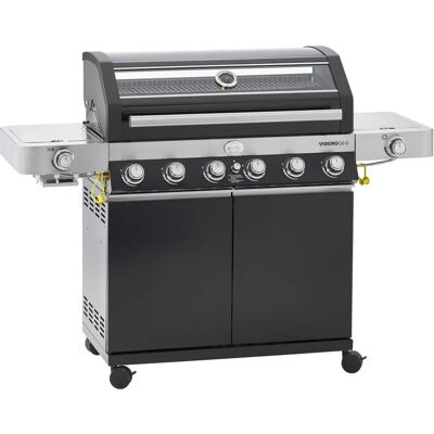 Rösle Videro G6-S Gasgrill - 6 hovedbrændere, Primezone infrarød, sort Rösle Videro G6-S Gasgrill - 6 hovedbrændere, Primezone infrarød, sort