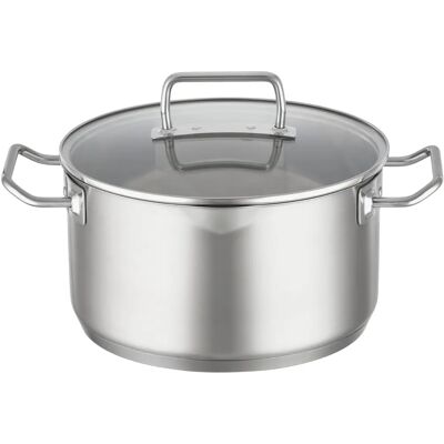 RÖSLE Expertiso Casserole en Acier Inoxydable 24cm 5.8L RÖSLE Expertiso Casserole en Acier Inoxydable 24cm 5.8L