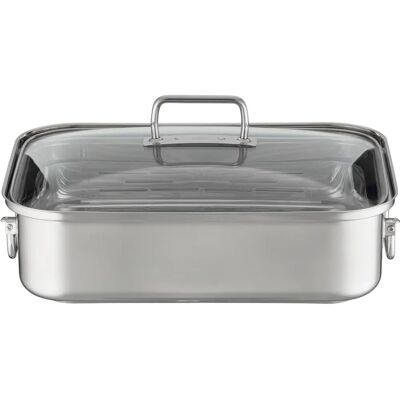 RÖSLE EXPERTISO Dutch Oven - 6,5L, Silber, 38x28cm RÖSLE EXPERTISO Dutch Oven - 6,5L, Silber, 38x28cm
