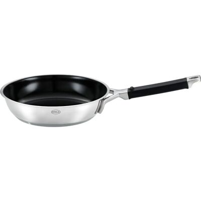 Poêle RÖSLE SILENCE PRO CeraPlus - 20cm, noir/argent Poêle RÖSLE SILENCE PRO CeraPlus - 20cm, noir/argent