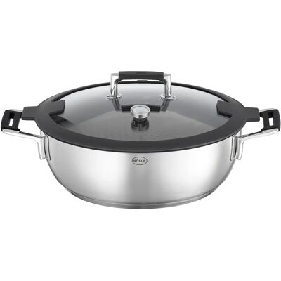 Cocotte vapeur RÖSLE SILENCE PRO - 4,5L, Ø28cm, Argentée Cocotte vapeur RÖSLE SILENCE PRO - 4,5L, Ø28cm, Argentée