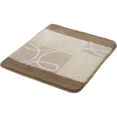 Tappetino da bagno MEUSCH Curly - Rettangolare, Taupe, 20mm in peluche, Antiscivolo Tappetino da bagno MEUSCH Curly - Rettangolare, Taupe, 20mm in peluche, Antiscivolo