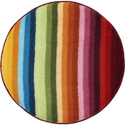 MEUSCH Funky Badematte - Rund 80cm - Bunt gestreift MEUSCH Funky Badematte - Rund 80cm - Bunt gestreift