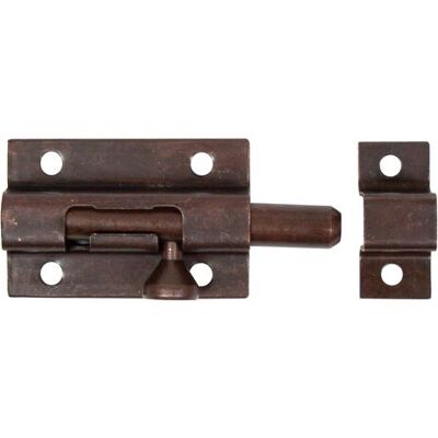 GAH-Alberts 111717 cerradura de puerta - Cerrojo de acero bronceado 50/70 - Cerradura GAH-Alberts 111717 cerradura de puerta - Cerrojo de acero bronceado 50/70 - Cerradura