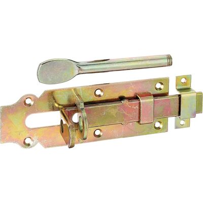 Alberts Stalltür-Schlossriegel - Galvanisch verzinkt - Flacher Griff - 160 x 56 mm Alberts Stalltür-Schlossriegel - Galvanisch verzinkt - Flacher Griff - 160 x 56 mm