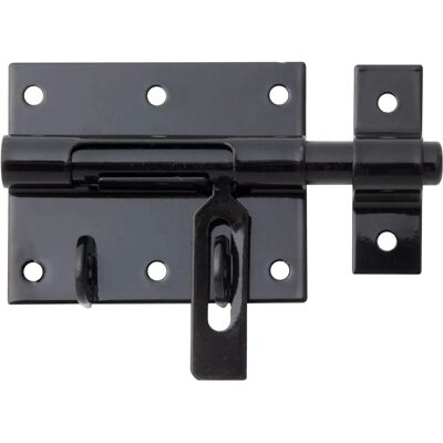 Alberts Boutslot - Zwart - 80mm Plaat - Deurslot Alberts Boutslot - Zwart - 80mm Plaat - Deurslot