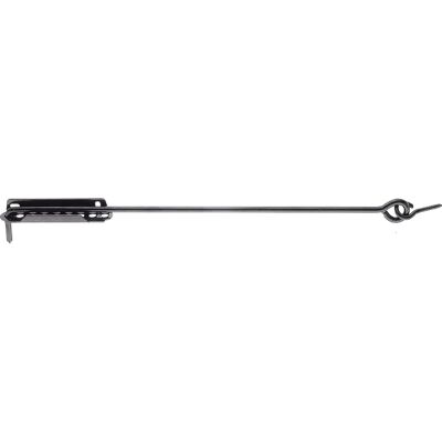 Alberts Stormhaak 500 mm met Plaat - Rvs, Zwart KTL, Schroefmontage Alberts Stormhaak 500 mm met Plaat - Rvs, Zwart KTL, Schroefmontage