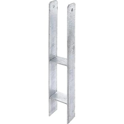Alberts Steel Post Ground Sleeves - 6mm, Silver - Post and Ground Sleeve Alberts Steel Post Ground Sleeves - 6mm, Silver - Post and Ground Sleeve