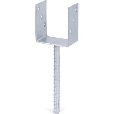 Alberts U-Post Basis 91x100x200x60mm - Stahl, Feuerverzinkt - Für Beton- & Holzzäune Alberts U-Post Basis 91x100x200x60mm - Stahl, Feuerverzinkt - Für Beton- & Holzzäune