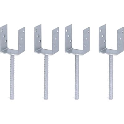 ALBERTS U-Pfostenträger - Largeur 75mm, Longueur 200mm, Zingué au feu - Support pour poteau - Publicité ALBERTS U-Pfostenträger - Largeur 75mm, Longueur 200mm, Zingué au feu - Support pour poteau - Publicité