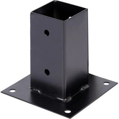 Alberts Manga, negra, recubierta de plástico, ajustable - Bodenhülse Alberts Manga, negra, recubierta de plástico, ajustable - Bodenhülse