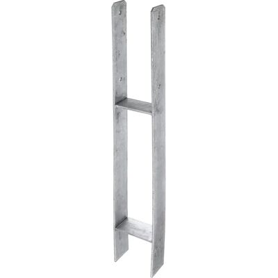 Alberts Anclaje para Poste - Acero galvanizado, 6mm, 800mm de altura Alberts Anclaje para Poste - Acero galvanizado, 6mm, 800mm de altura