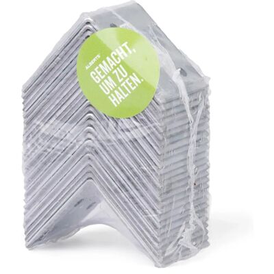 GAH-ALBERTS Zinc-Coated Angle Connector - 50x50x40mm - Construction GAH-ALBERTS Zinc-Coated Angle Connector - 50x50x40mm - Construction