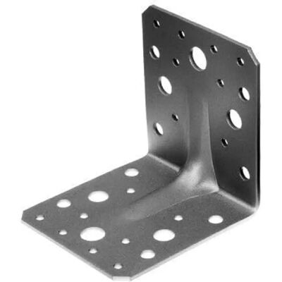 Albert's 330521 Galvanized Corner Brace - Reinforced Steel, Set of 12 Albert's 330521 Galvanized Corner Brace - Reinforced Steel, Set of 12