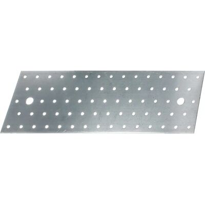 Piastra di giunzione Albert - 300x100x2mm - Zincata, Con marcatura CE Piastra di giunzione Albert - 300x100x2mm - Zincata, Con marcatura CE