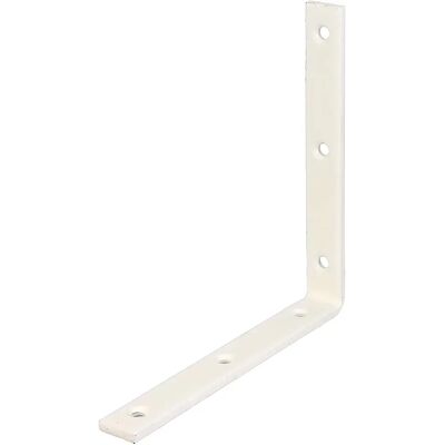 Alberts Stalen hoek - 160x160 mm - Wit, Zinkgecoat Alberts Stalen hoek - 160x160 mm - Wit, Zinkgecoat