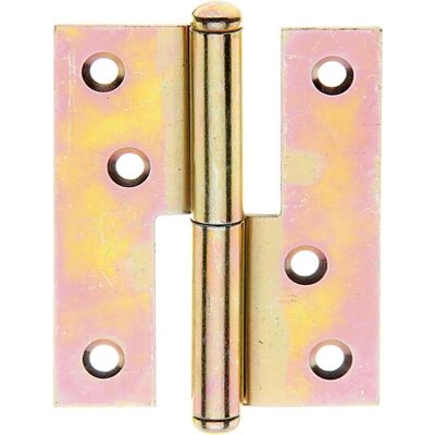Gustav Alberts 333751 Türscharnier - Links, 80mm, Stahl, Verzinkt - Türscharnier Gustav Alberts 333751 Türscharnier - Links, 80mm, Stahl, Verzinkt - Türscharnier