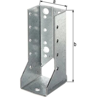 GAH Alberts GAH Balkenschuh - Innen, Verzinkt, 60x100mm - Trägerstütze GAH Alberts GAH Balkenschuh - Innen, Verzinkt, 60x100mm - Trägerstütze