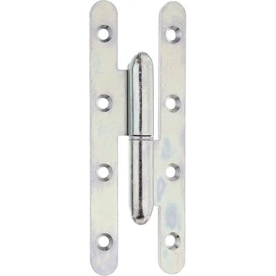 Paris Alberts - Paumelle universelle - 140x55x3 mm - Links - Scharnier Paris Alberts - Paumelle universelle - 140x55x3 mm - Links - Scharnier