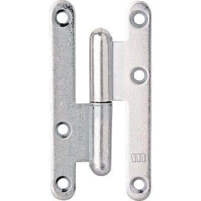 Alberts Paris Droite - 110x55x3 mm - gegalvaniseerd staal - Scharnier Alberts Paris Droite - 110x55x3 mm - gegalvaniseerd staal - Scharnier