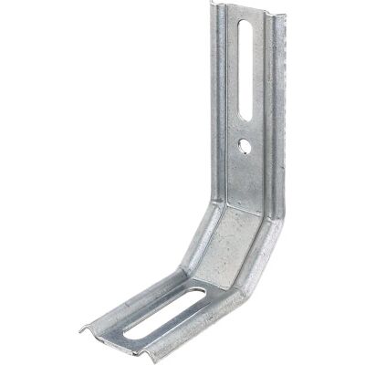 Alberts Steel Adjustable Corner Bracket - 45° Angles, Zinc Coated Alberts Steel Adjustable Corner Bracket - 45° Angles, Zinc Coated