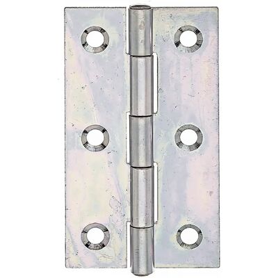 Gustav Alberts Steel Hinge - 80mm Wide - Galvanized Gustav Alberts Steel Hinge - 80mm Wide - Galvanized