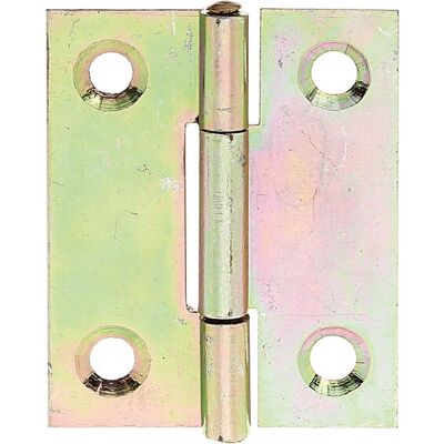 GAH-Alberts 345877 Gelber Türscharnier - 41 mm GAH-Alberts 345877 Gelber Türscharnier - 41 mm
