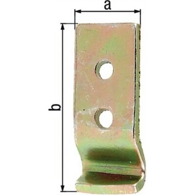 Alberts D 25 x 83 mm Haken - Verzinkt, Gekröpft, Stahl Alberts D 25 x 83 mm Haken - Verzinkt, Gekröpft, Stahl