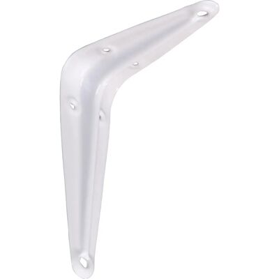 Alberts - Konsole Stahl Weiß lackiert - Weiß - 90° - Regalwinkel Alberts - Konsole Stahl Weiß lackiert - Weiß - 90° - Regalwinkel