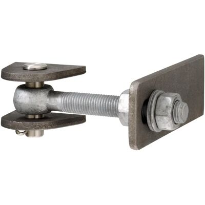 ALBERTS Gah 411060 Poortriem - Zink, RVS, 180° ALBERTS Gah 411060 Poortriem - Zink, RVS, 180°