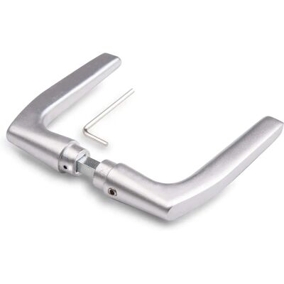 Gah Alberts Double Handle Set - Silver - Door Handle Set Gah Alberts Double Handle Set - Silver - Door Handle Set