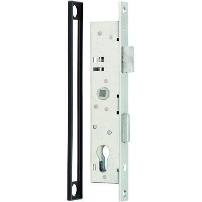 Alberts Door Lock - 25mm Bolt - Zinc-Coated - Fits Square Tube Alberts Door Lock - 25mm Bolt - Zinc-Coated - Fits Square Tube
