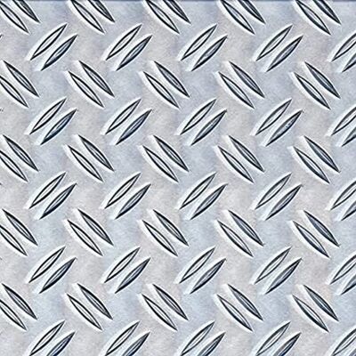 Lâmina de alumínio 600x1000x2,5mm - Textura rugosa Lâmina de alumínio 600x1000x2,5mm - Textura rugosa