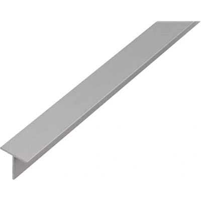 Perfil em T da Alberts - Alumínio anodizado prateado - 1/2m - Construção & DIY Perfil em T da Alberts - Alumínio anodizado prateado - 1/2m - Construção & DIY
