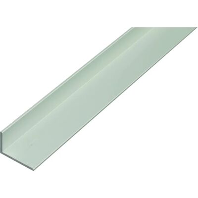 Perfil de esquina de aluminio Gah-Alberts - Plateado - 50x30x3mm - 1000mm Perfil de esquina de aluminio Gah-Alberts - Plateado - 50x30x3mm - 1000mm