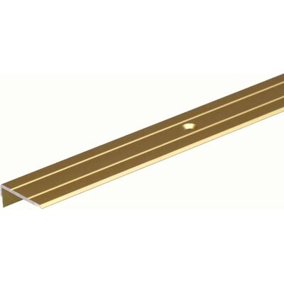 Profil ochronny złoty Alberts - Aluminium, wstępnie nawiercany, 1000mm - Profil ochronny Profil ochronny złoty Alberts - Aluminium, wstępnie nawiercany, 1000mm - Profil ochronny