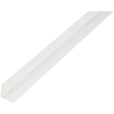 Gustav Alberts White PVC-U Angle Profile - 15x15 mm, 1-2m Gustav Alberts White PVC-U Angle Profile - 15x15 mm, 1-2m