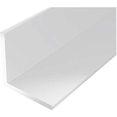 Gustav Alberts White PVC Angle Profile 20x20mm - Angle Profile Gustav Alberts White PVC Angle Profile 20x20mm - Angle Profile