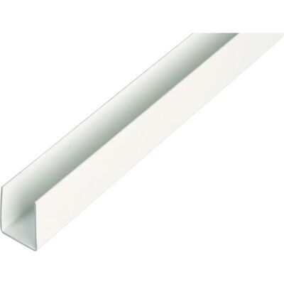 Alberts U-Profil, Weiss, Kunststoff, 1m/2m - U-Profil Alberts U-Profil, Weiss, Kunststoff, 1m/2m - U-Profil
