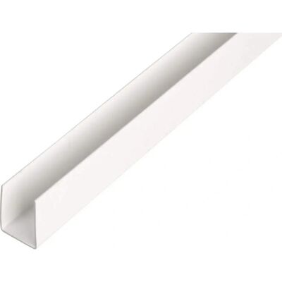 Alberts U-Profil PVC-U Weiß 12x10 mm - U-Profil Alberts U-Profil PVC-U Weiß 12x10 mm - U-Profil