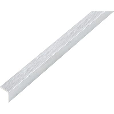 Perfil de esquina de aluminio Albert's 489069 - Acero inoxidable, claro Perfil de esquina de aluminio Albert's 489069 - Acero inoxidable, claro
