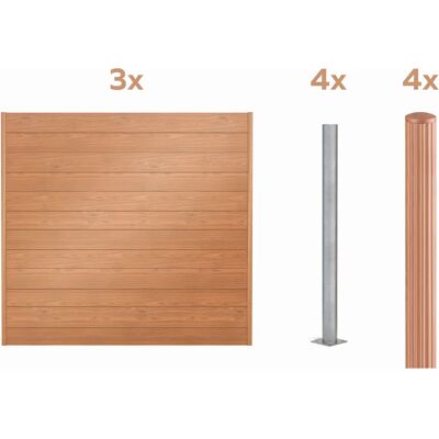 Alberts - Palitio Set - 6,00 m - Höhe 1,80 m - Fence Alberts - Palitio Set - 6,00 m - Höhe 1,80 m - Fence