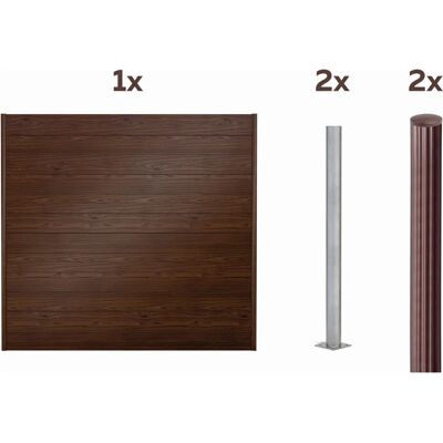 Alberts - Palitio Set - 2,00 m - 1,80 m - Sichtschutz Alberts - Palitio Set - 2,00 m - 1,80 m - Sichtschutz