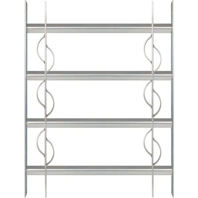 ALBERTS Model 563646 Extendable Window Security Grille - Steel, Blue ALBERTS Model 563646 Extendable Window Security Grille - Steel, Blue