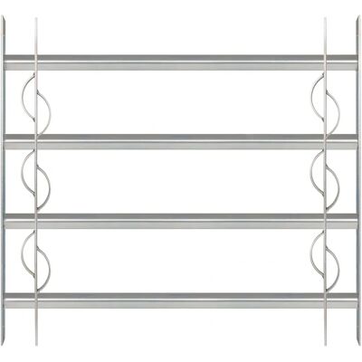 ALBERTS Secorino Style Window Safety Grille - Adjustable 70-105cm, Silver ALBERTS Secorino Style Window Safety Grille - Adjustable 70-105cm, Silver